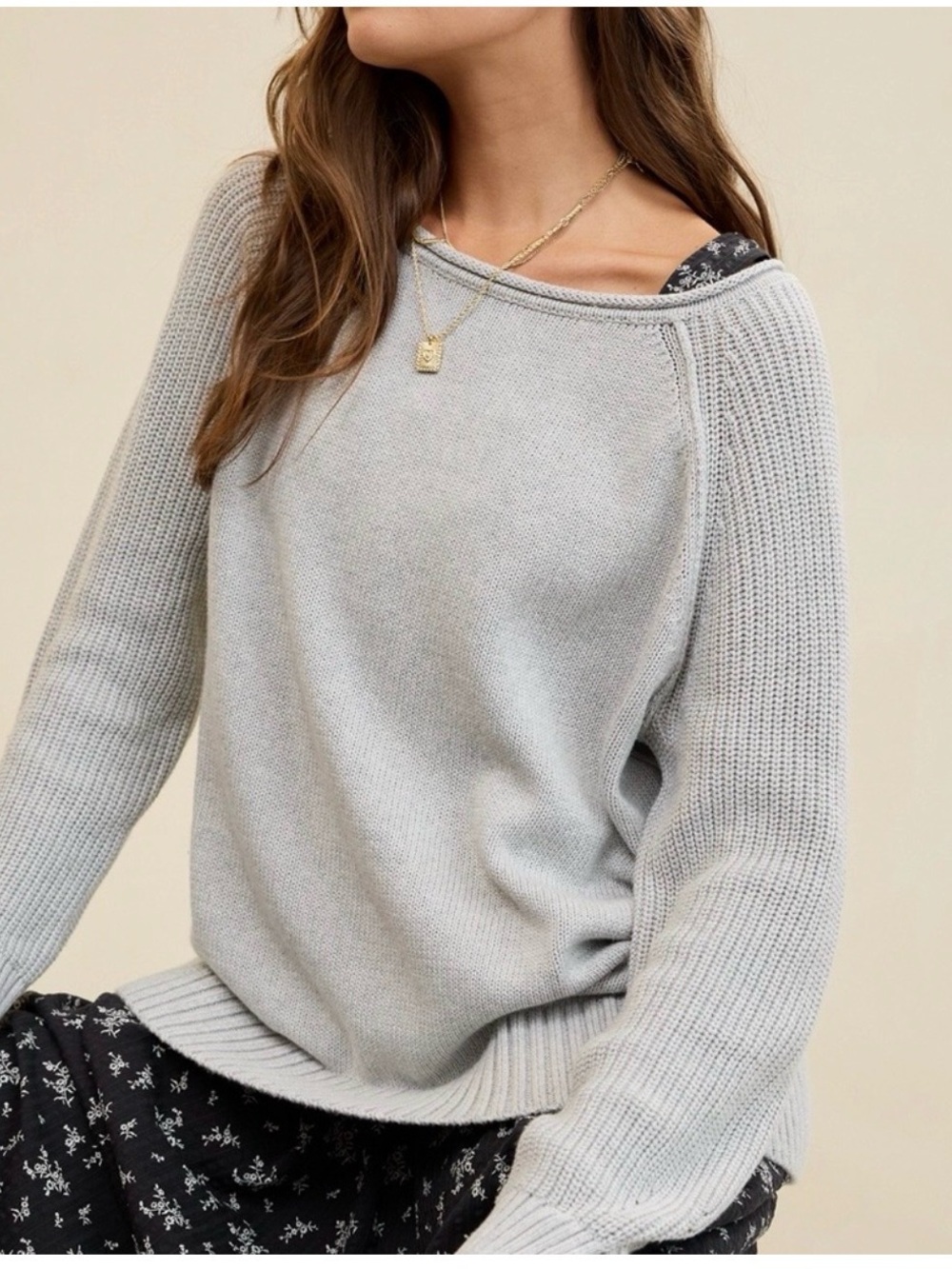 Aerie Knit Bistro Sweater / L